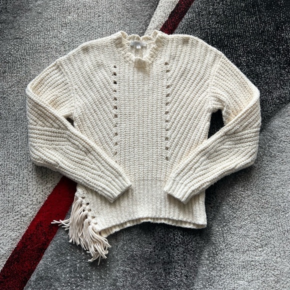 Joie Loose Knit Asymmetrical Pullover Sweater - Picture 1 of 4
